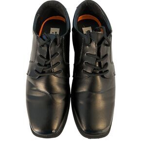 Men’s Madison Avenue Boys Dress Shoes Willies SZ 7M Man Made Materials Lace Up B